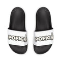 POFIG-Logo-Pantoletten mit verstellbarem Riemen für den Freizeit- und Poolbereich