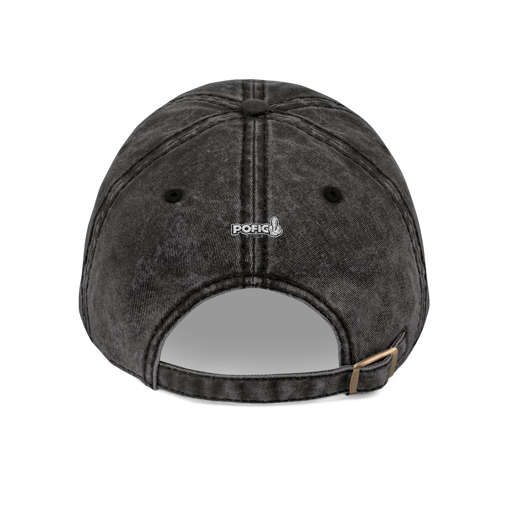 POFIG Baseballkappe im Vintage-Look mit Stickerei