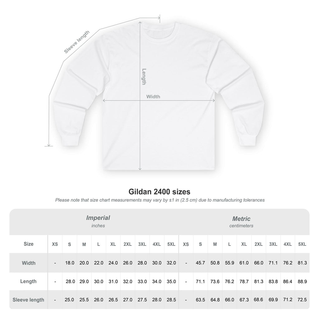POFIG Cactus Long Sleeve Tee — Casual Graphic Cotton Shirt