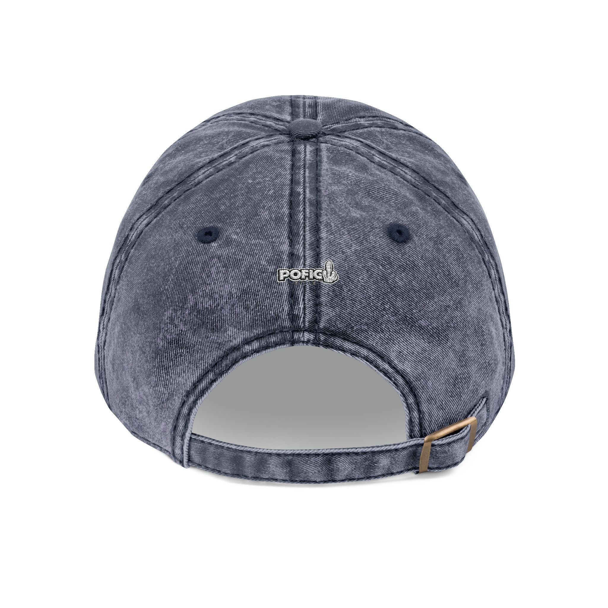 POFIG Baseballkappe im Vintage-Look mit Stickerei