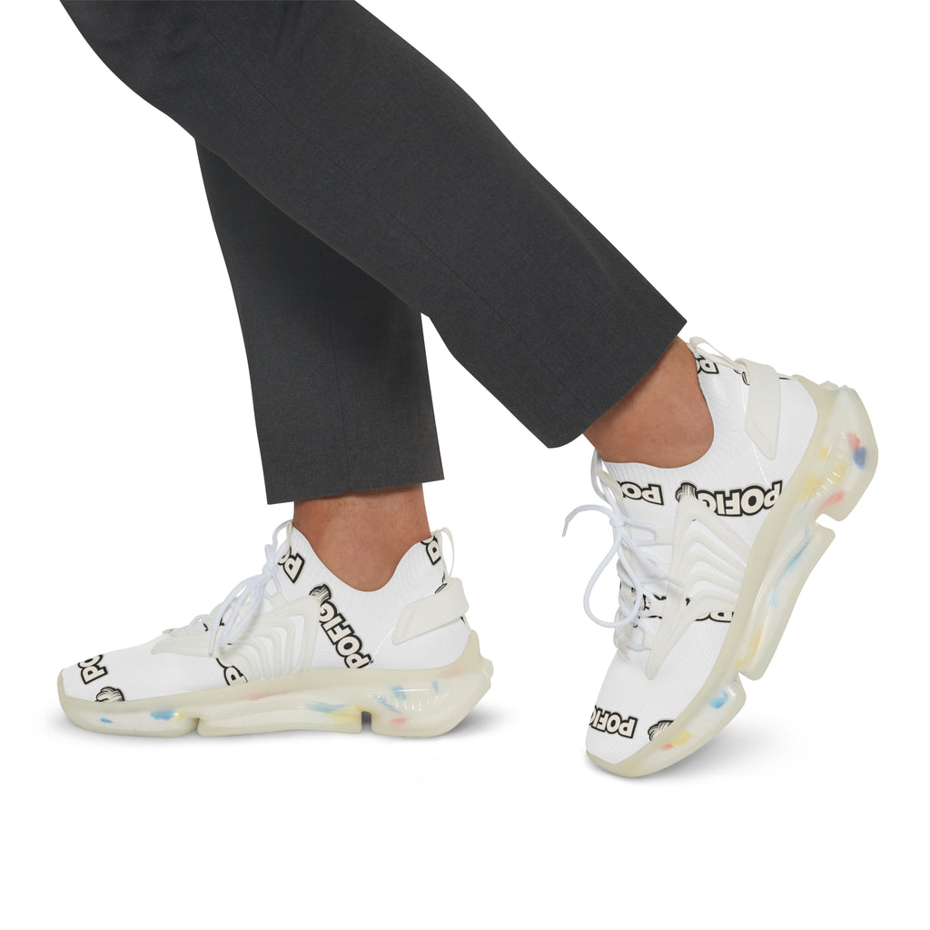 POFIG Mesh Sneaker Weiß – Atmungsaktive Unisex Streetwear Schuhe