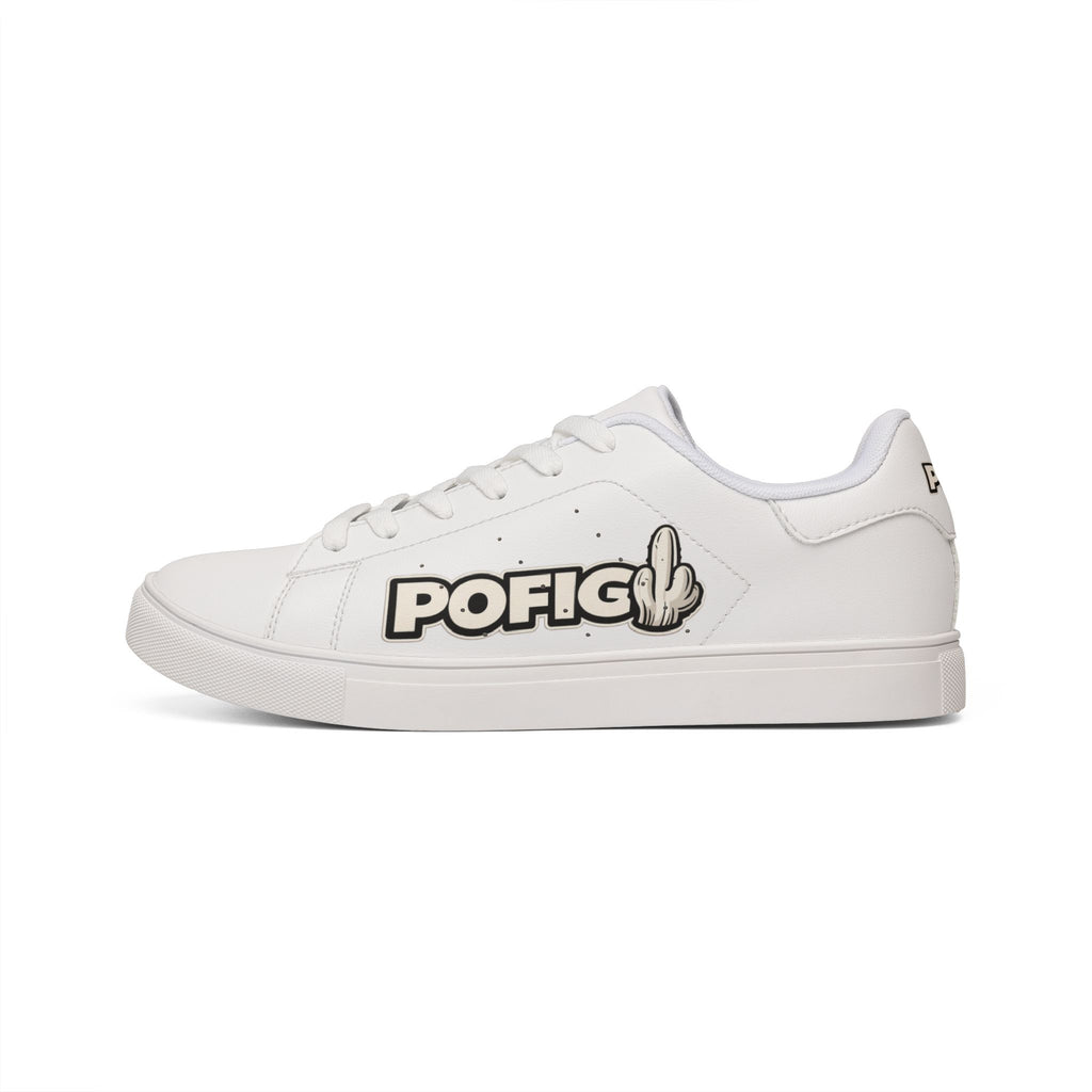 POFIG Low-Top Sneaker Weiß – Unisex Streetwear Sneaker