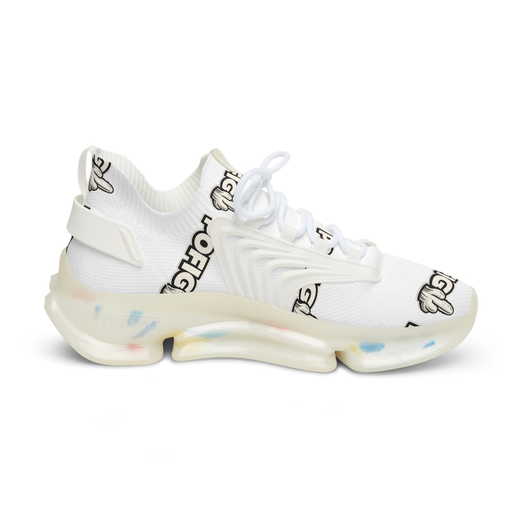 POFIG Mesh Sneaker Weiß – Atmungsaktive Unisex Streetwear Schuhe