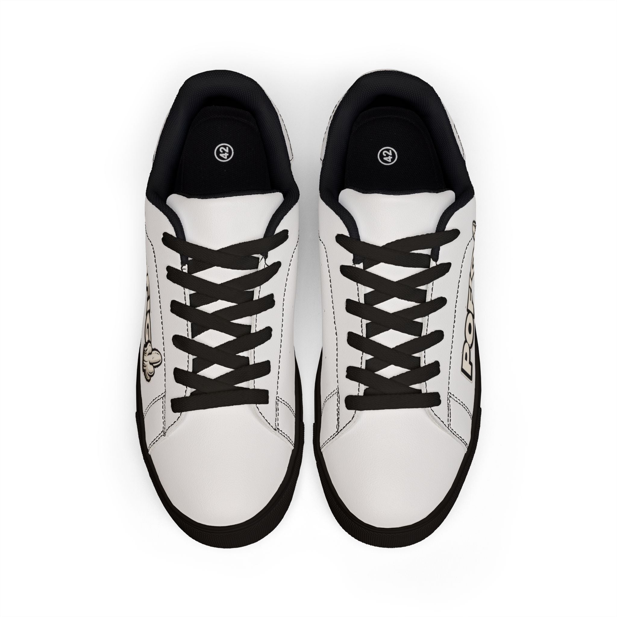 POFIG Low-Top Sneaker Weiß – Unisex Streetwear Sneaker