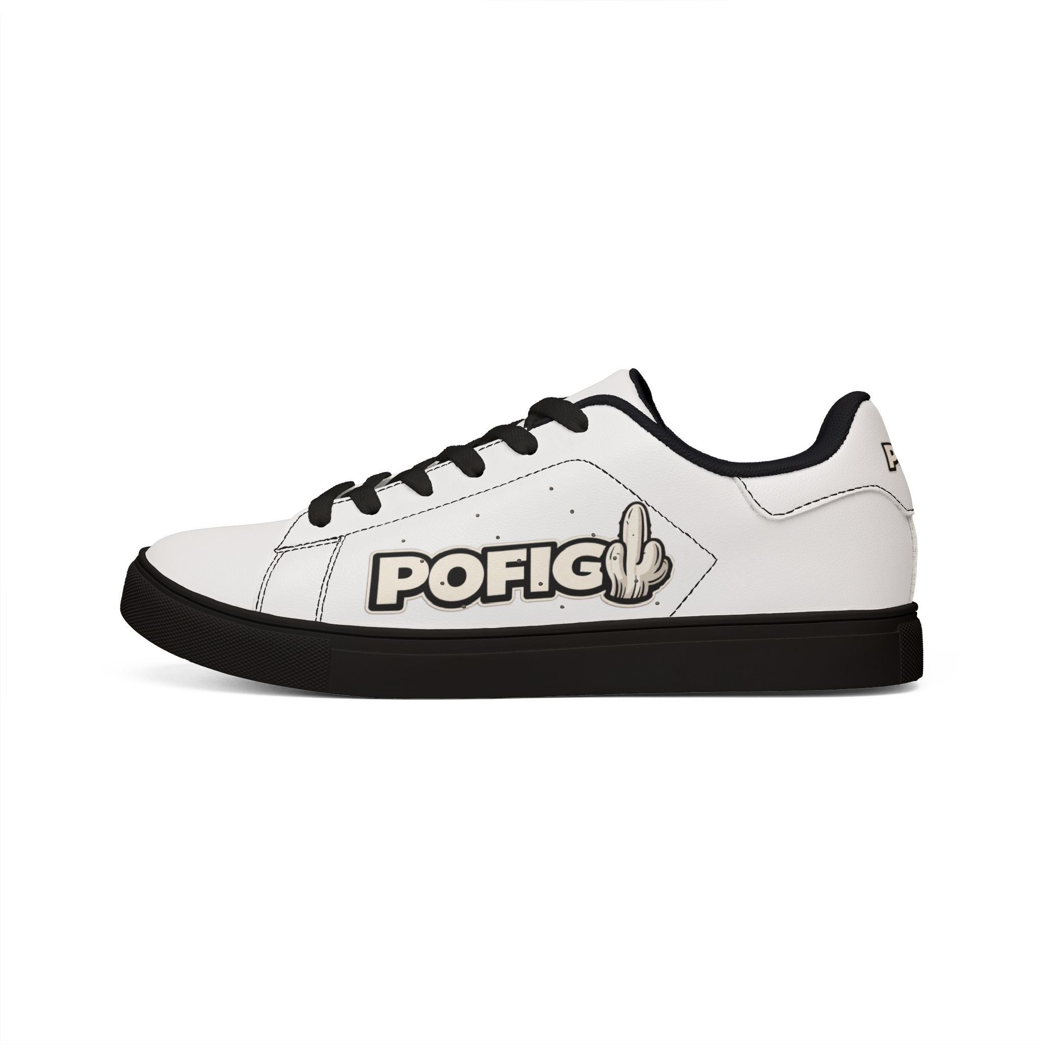 POFIG Low-Top Sneaker Weiß – Unisex Streetwear Sneaker