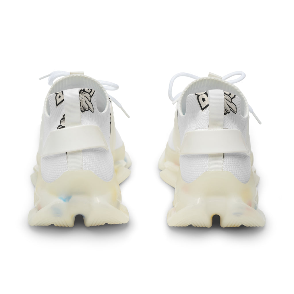 POFIG Mesh Sneaker Weiß – Atmungsaktive Unisex Streetwear Schuhe