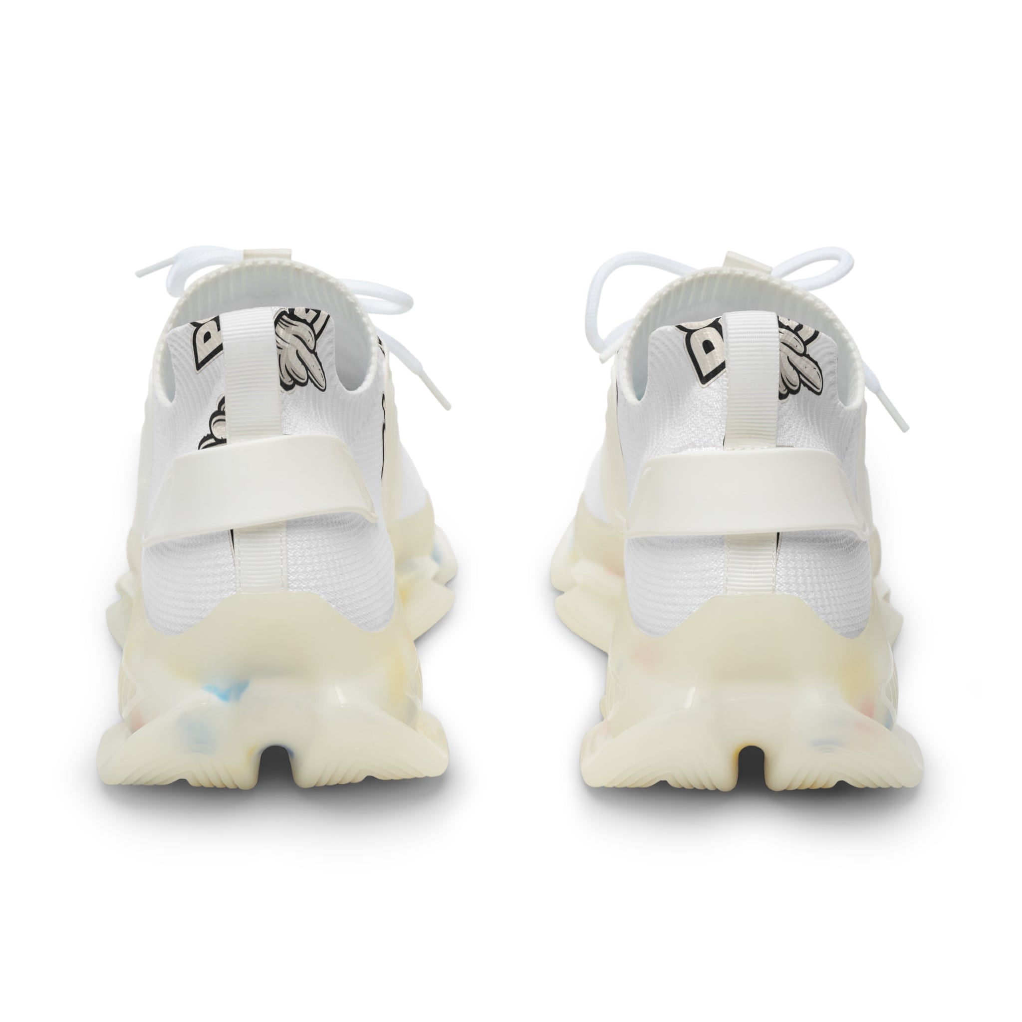 POFIG Mesh Sneaker Weiß – Atmungsaktive Unisex Streetwear Schuhe