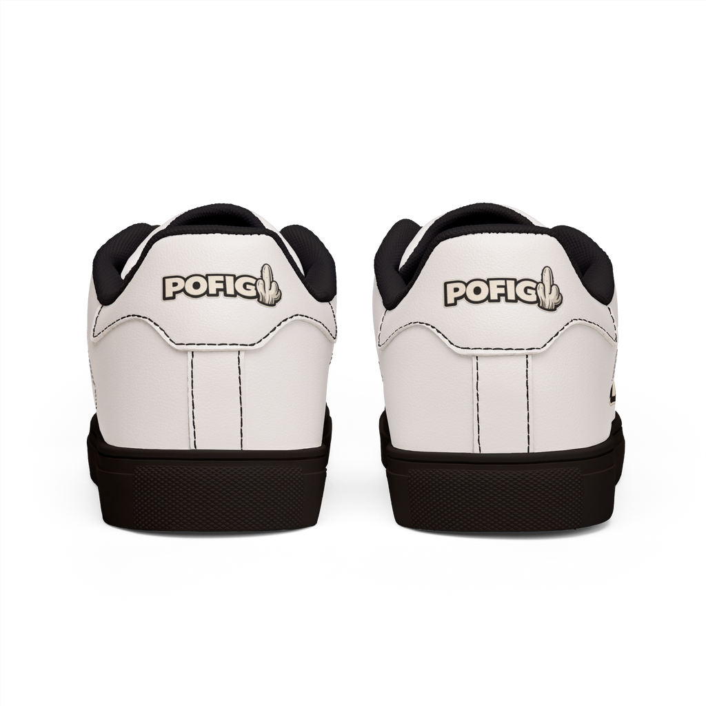 POFIG Low-Top Sneaker Weiß – Unisex Streetwear Sneaker
