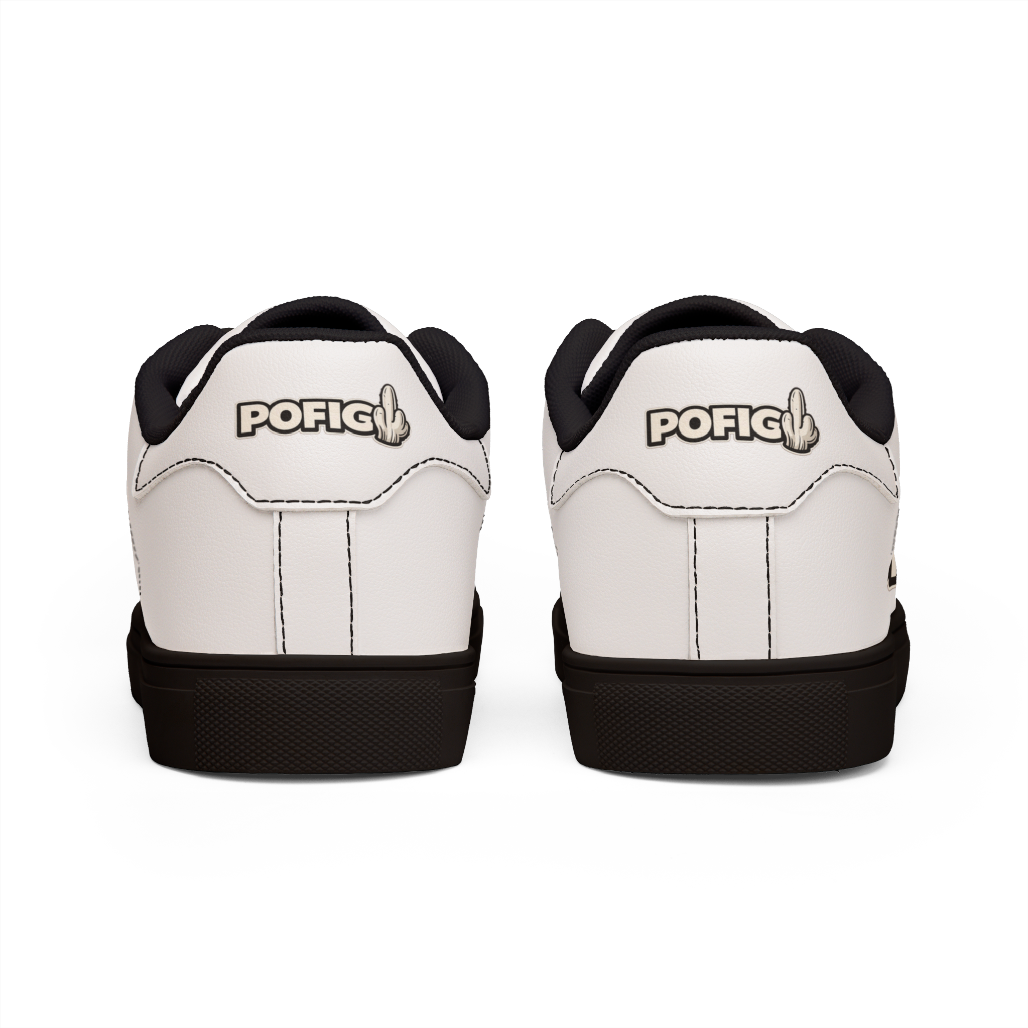POFIG Low-Top Sneaker Weiß – Unisex Streetwear Sneaker
