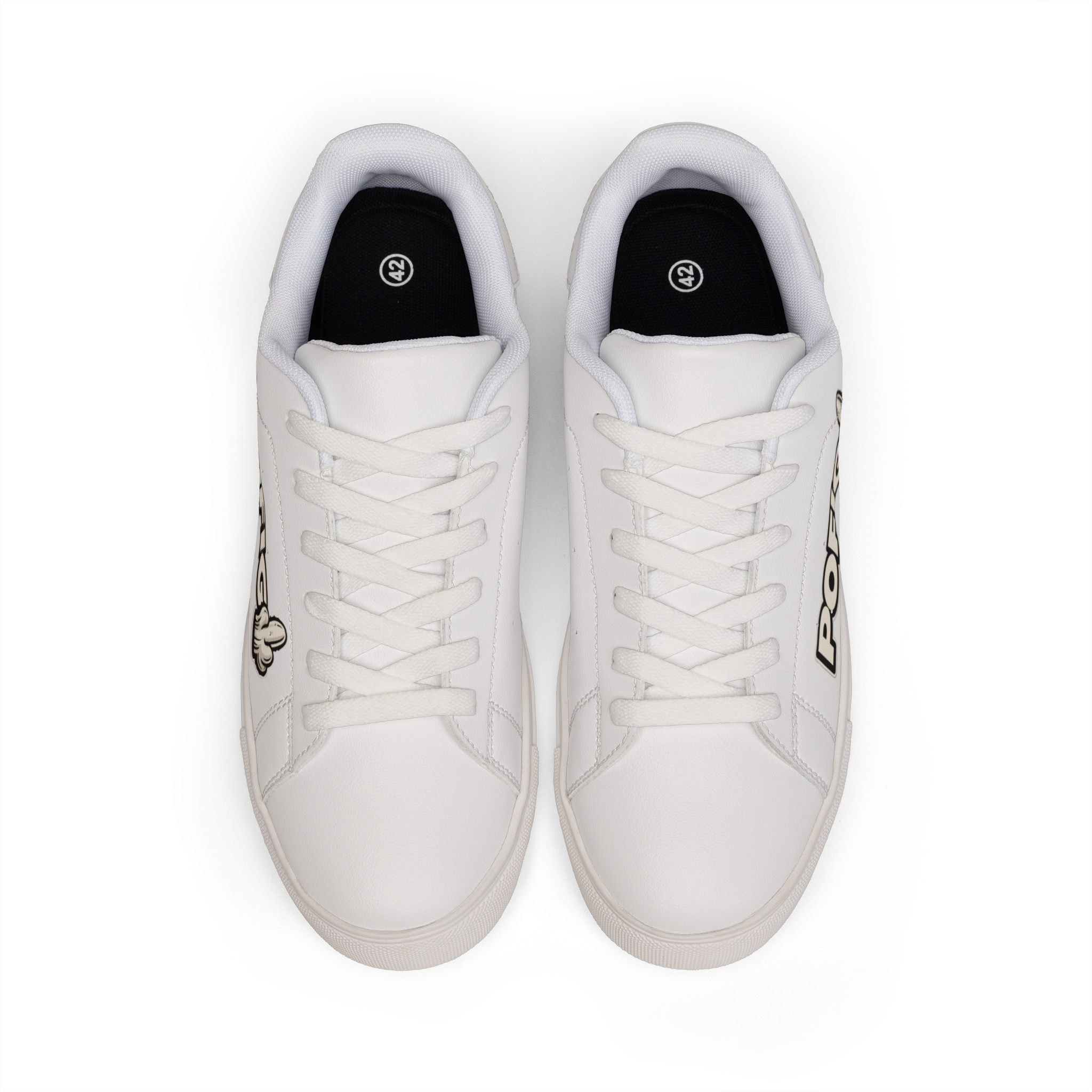 POFIG Low-Top Sneaker Weiß – Unisex Streetwear Sneaker