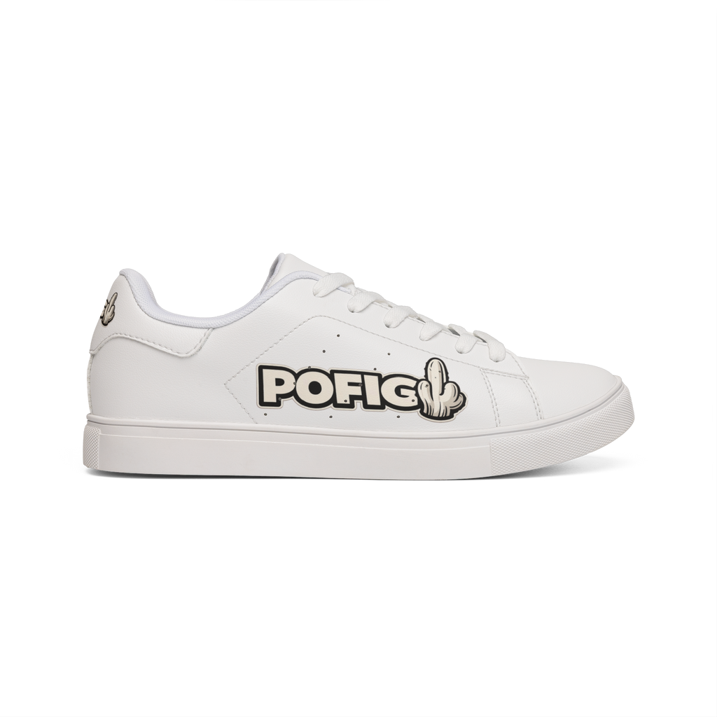 POFIG Low-Top Sneaker Weiß – Unisex Streetwear Sneaker