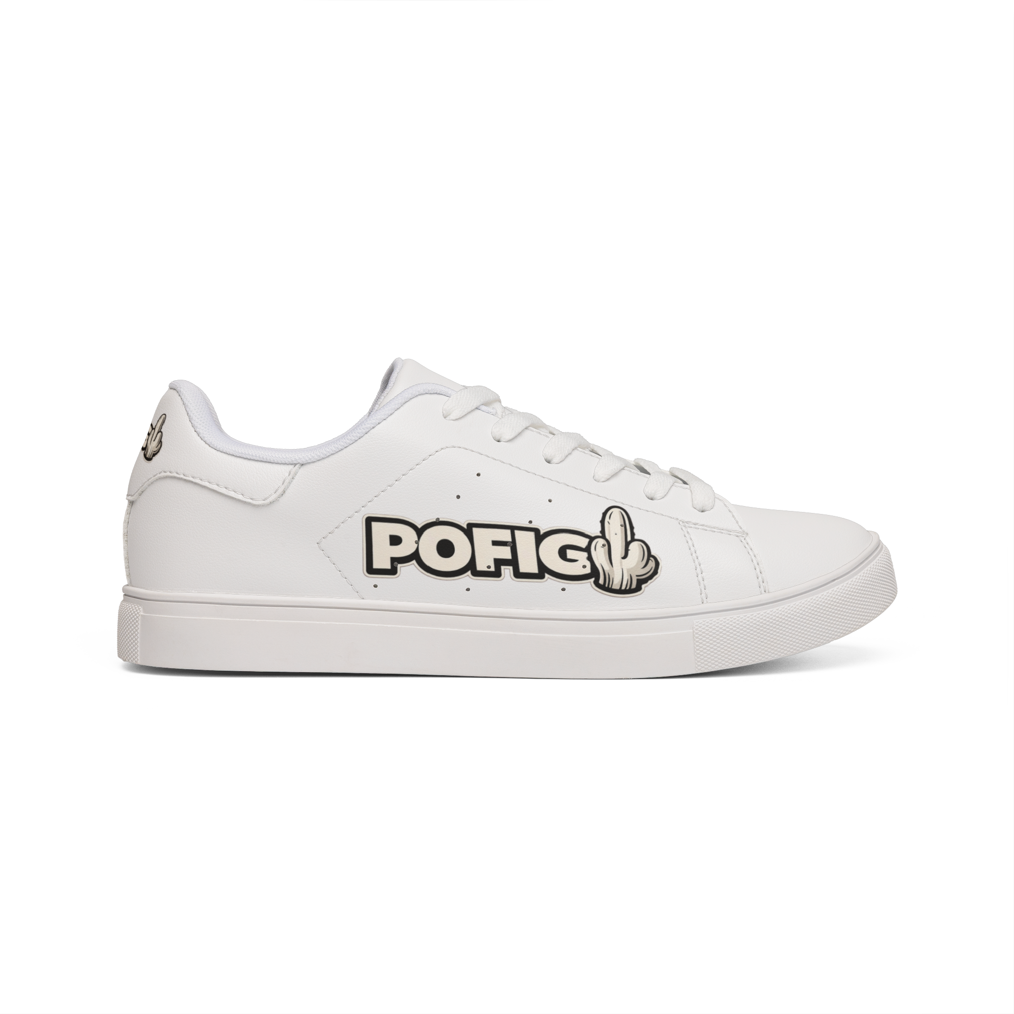 POFIG Low-Top Sneaker Weiß – Unisex Streetwear Sneaker