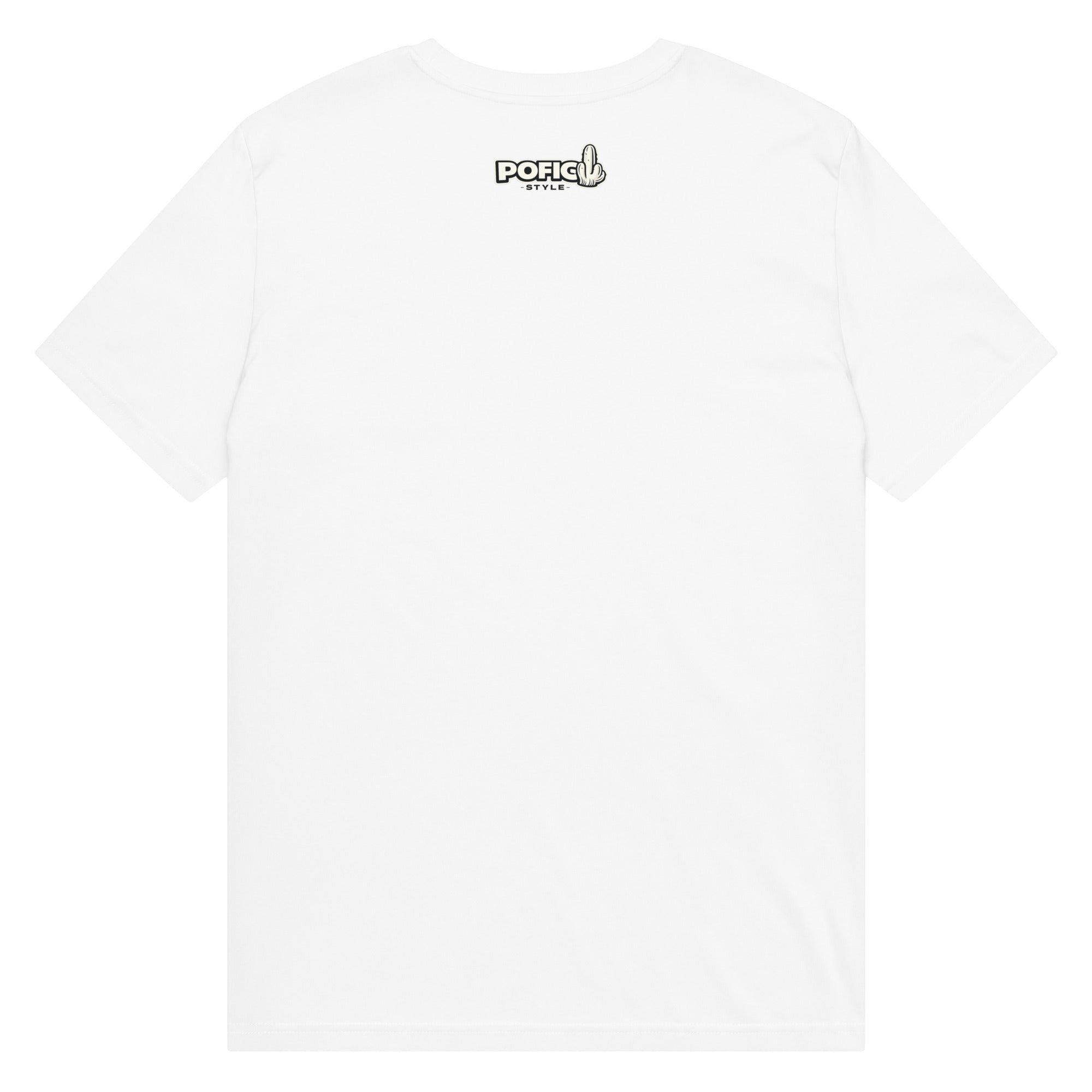 POFIG T-Shirt aus 100 % Bio-Baumwolle mit „Na Rasslabone“-Print auf der Rückseite.